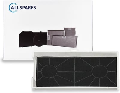 AllSpares Koolstoffilter voor afzuigkappen geschikt voor Bosch 461422 - DHZ7305 en Siemens LZ73050 (432x230x47mm)