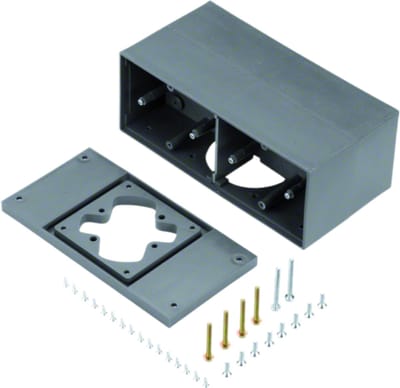 Hager GBZ47011 HAG VLOERZUIL OPBOUW V.4XE