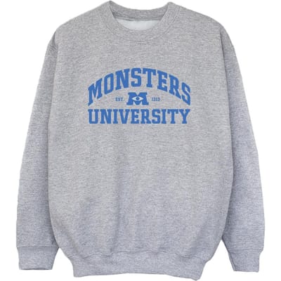 Disney Jongens Monsters University Logo Sweatshirt (Sportgrijs)