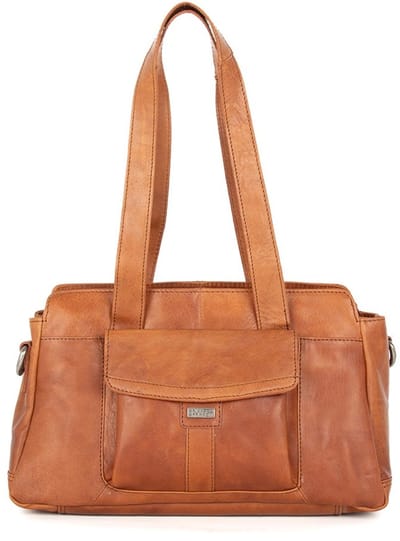 Leren Schoudertas - Marly - Brandy