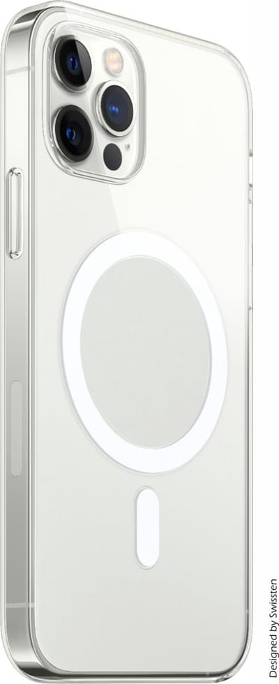 Swissten Hoesje - Geschikt voor iPhone 13 - Geschikt voor Magsafe - Siliconen - Transparant