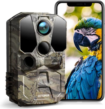 CEYOMUR CY65 Wildcamera - 30MP 1296P - WiFi en Bluetooth - 120° Motion Sensor - 0.2s Trigger Time - IP66 Waterproof