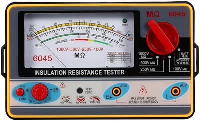Digitale Isolatiemeter - Isolatietester - Elektrisch Testen - Breed Testbereik - 100V 1000V - Grijs