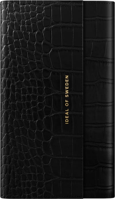 iDeal of Sweden Signature Clutch voor iPhone 12 Pro Max Jet Black Croco