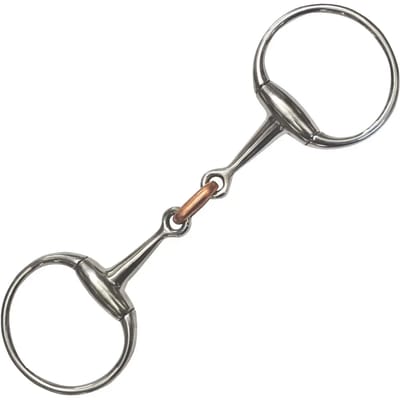 Dubbelgebroken olijfbit voor paarden Privilège Equitation