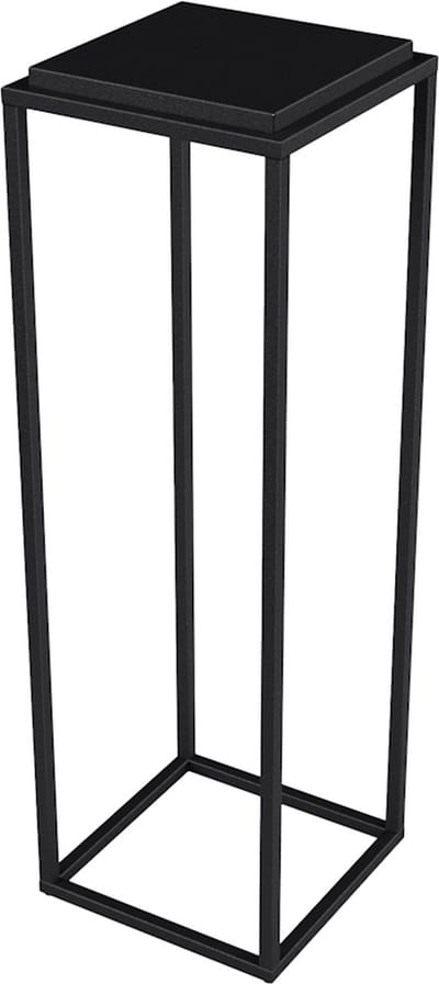 Steellish Light Zuil - Sokkel - Plantenzuil - Zwart Metaal - 110 cm