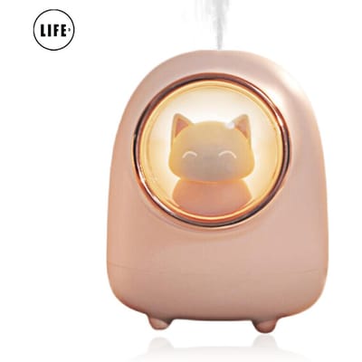 Xiaomi 3life 350ML luchtbevochtiger met LED-licht Oplaadbare draadloze aromaverspreider Fogger roze