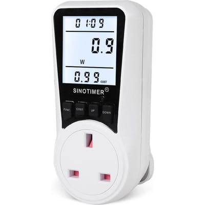 DDS109L Digitale Energiemeter Wattmeter Bewakingsapparaat Wattage Elektriciteit Kwh Vermogensmeting UK Plug