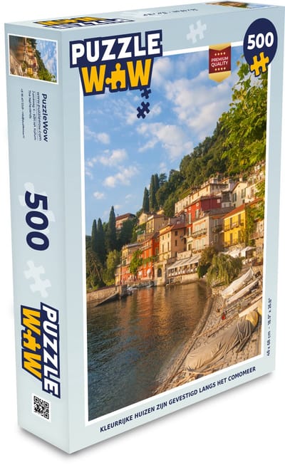 Puzzel Huis - Comomeer - Italië - Legpuzzel - Puzzel 500 stukjes