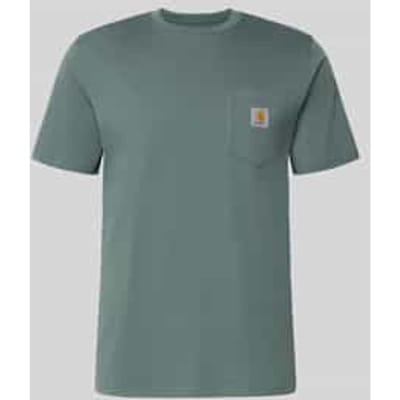 Regular Fit T-shirt met logo-patch