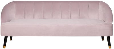 ALSVAG - Driezitsbank - Roze - Fluweel
