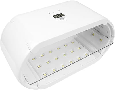 Dailygoods- UV-lijm 100W - Dubbellaags Ontwerp - Snel Uithardende UV-lamp - 24 Kralen - Ideaal voor Sieraden - Professionele Kwaliteit - Harslamp