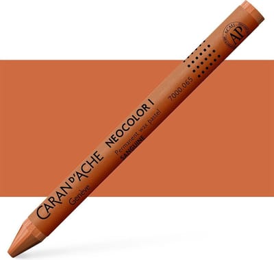 Caran d´Ache Neocolor I Permanente Waskrijt | Roodbruin (065)