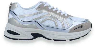 Bullboxer Dames Sneaker Wit/beige | Maat: 36
