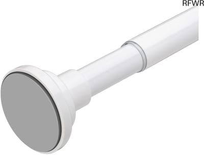 RFWR® Douchegordijnstang 25 mm - Telescoop Gordijnroede zonder boren (76-225 cm)