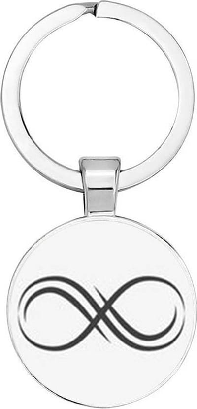 Akyol - oneindig Sleutelhanger - infinity - vriend/vriendin - beste vrienden - valentijnsdag - cadeautje voor vriend/vriendin - verjaardagscadeau - cadeau - kado - gift - geschenk - 2,5 x 2,5 CM
