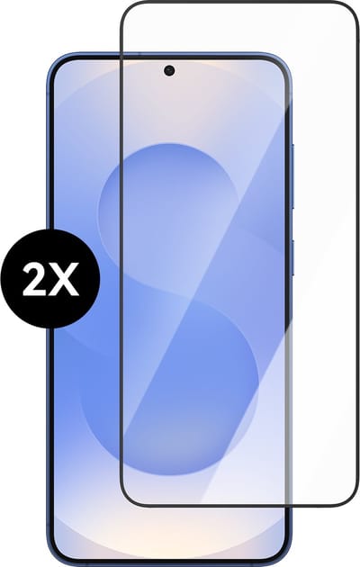 Screenprotector geschikt voor Samsung S25 Screenprotector Glas Gehard Tempered Glass - Screenprotector geschikt voor Samsung Galaxy S25 Screen Protector Screen Cover - Volledig dekkend beschermglas - 2 stuks