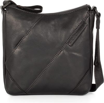 Leren Crossbodytas - Harper - Zwart