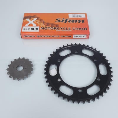 axring kettingset 17x45 steek 530 voor motor yamaha 600 fazer 1998 tot 2003 nieuw
