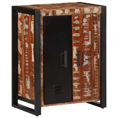 vidaXL - Dressoir - 55x35x70 - cm - massief - gerecycled - hout - meerkleurig