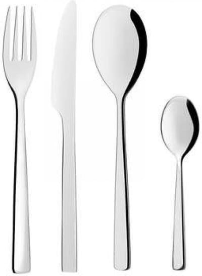 Secret de Gourmet RVS Bestekset 24-delig - Zilveren Messen, Vorken en Lepels voor een Compleet Couvert
