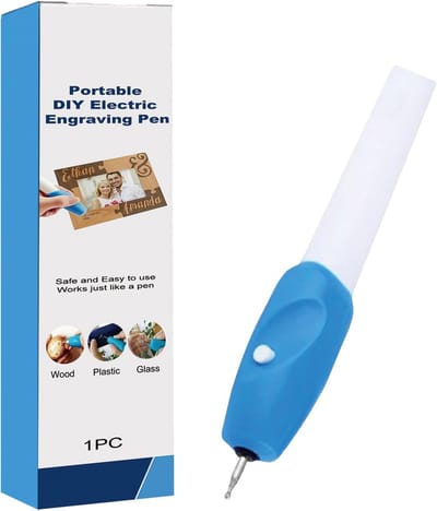 Graveerpen Voor Metaal - Roterend Graveergereedschap - Doe-het-zelf Projecten - Comfortabele Grip - Ca. 20 cm