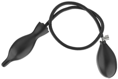 Opblaasbare Anaal Plug - Verstelbare Silicone Expander - Veilig Volwassen Speeltje - Zwart