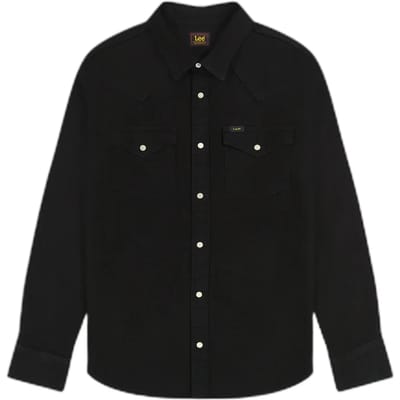 Lee Regular Western Overhemd Met Lange Mouwen Zwart M Man