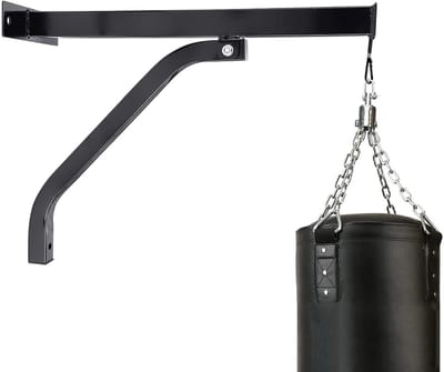 Dailygoods- Wandhouder 100 kg - Stalen Constructie - Robuust en Duurzaam - Eenvoudig te Installeren - Inclusief Bevestigingsmaterialen - Geschikt voor Bokszakken - Bokszakhouder