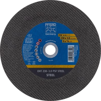 Pferd EHT 230-3,0 PSF STEEL Doorslijpschijf - Inox - 230x22,23mm - K24