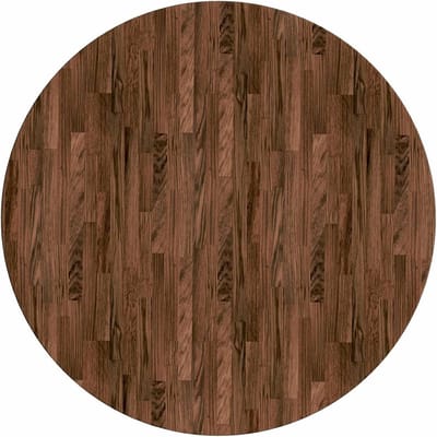 Ronde Eettafel Tafelblad Massief Eikenhout Lichtbruin