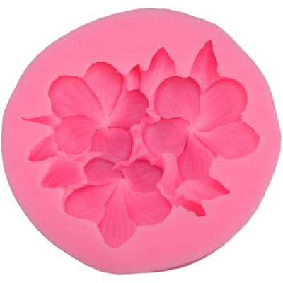 Plumeria Kaars Model Voedselkwaliteit Siliconen Plumeria Bloem Kaars Model voor Handwerk pink