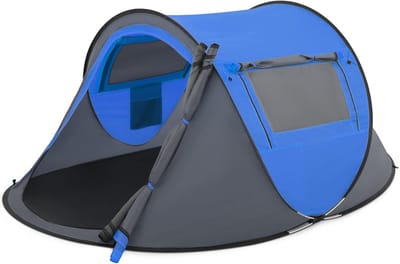 Waterdichte Pop-Up Tent voor 2-3 Personen - Automatische Camping en Strandtent met Ventilatie