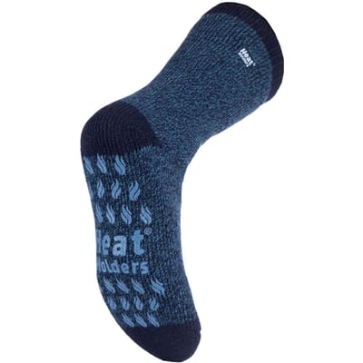 Heat Holders - Fleece pantoffelsokken met patroon voor heren