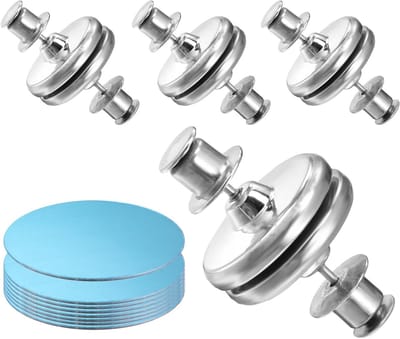 8 Stuks Magnetische Zijclips voor Douchegordijn, Waterdichte Magnetische Sluiting, Houdt Gordijn Liner Tegen de Wand en Voorkomt Wind, Ideaal voor Badkamer en Douchegebruik