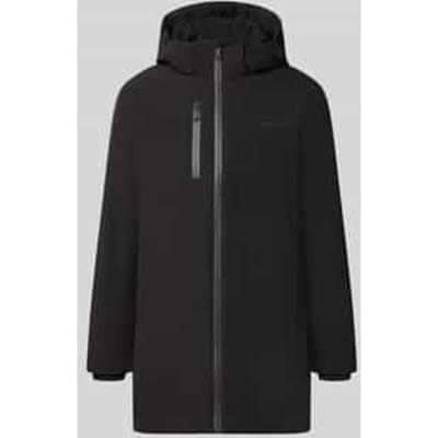 Regular fit parka met logoprint