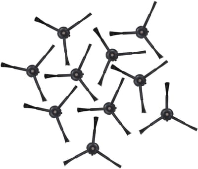 Roborock 'E', 'Q' en 'S' Serie Zijborstelset (10 Stuks, Plus.Parts® alternatief voor 8.02.0232 / 8.02.0298)