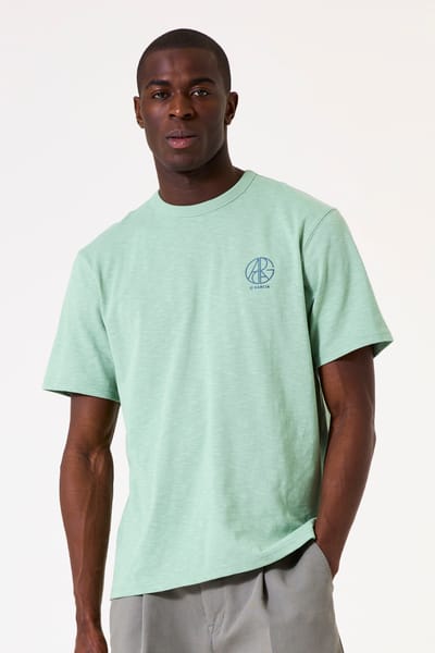 GARCIA Heren Print T-shirt Groen Korte mouw