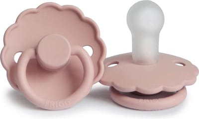 Frigg fopspeen - maat 1 0-6 maanden - 1 stuk - daisy - blush