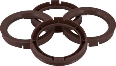 Set TPI Centreerringen - 69.1->67.6mm - Coffee Bruin