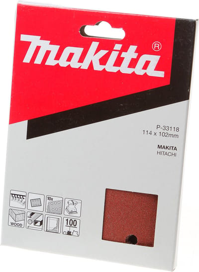 Makita sanding sheet - for wood metal steel painted wood - 10 pieces