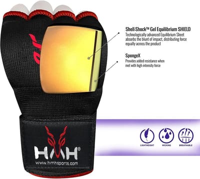 Professionele Binnenhandschoenen voor Boksen en MMA met Gel-Vulling