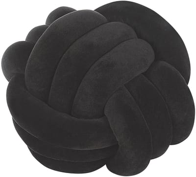 MALNI - Sierkussen - Zwart - 30 x 30 cm - Fluweel