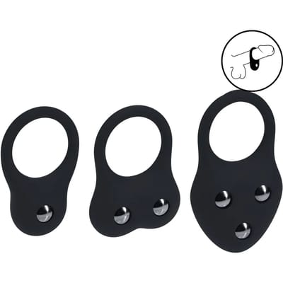Levelz - Silicone Training Cockring Set - 3 verschillende modellen