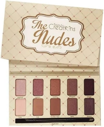 Beauty Creations - The Nudes - Eyeshadow Palette - 10 kleuren - E10.TN - Oogschaduw Palette - 14 g