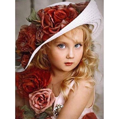 Diy 5D Diamond Painting Cross Stitch People Crystal Unfinish Decoratief Volledig Diamantborduurwerk 20X30CM beige