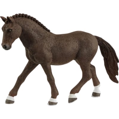 schleich HORSE CLUB - Duits rijpaard ruin - Speelfiguur - Kinderspeelgoed voor Jongens en Meisjes - 5 tot 12 jaar - 13926