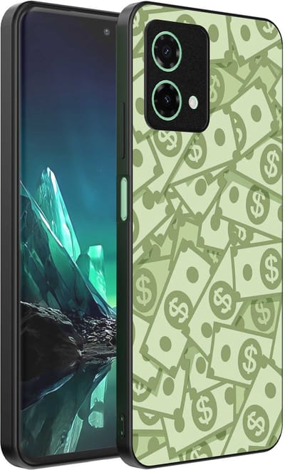 Geschikt voor Motorola Edge 40 Neo Telefoonhoesje met Geld Opdruk - TPU Backcover Case With Money Design - Smartphonica geschikt voor Motorola Edge 40 Neo