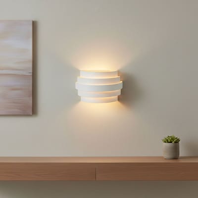Wandlamp | 20 cm | scudo wandlampen | G9 | goud, wit | aluminium, metaal | decoratieve verlichting, design verlichting, moderne verlichting