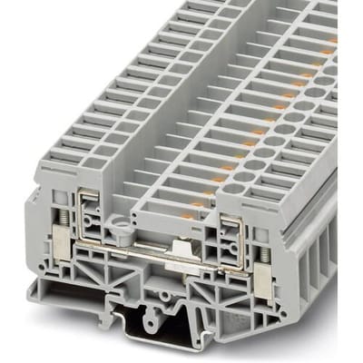 Phoenix Contact 3026285 Glijbrugklem 8.2 mm Schroeven Grijs 50 stuk(s)